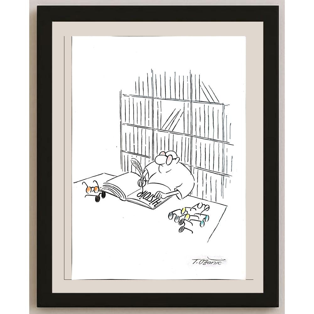 Tomislav Ozanic 29x21cm Orijinal Karikatür BOD04297