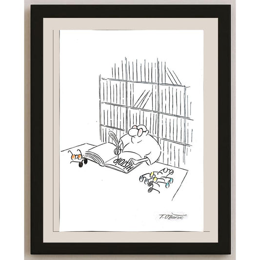 Tomislav Ozanic 29x21cm Orijinal Karikatür BOD04297