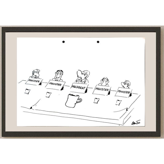 Branko Prehuzic 29x21cm Orijinal Karikatür BOD04304