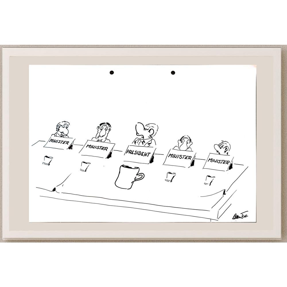 Branko Prehuzic 29x21cm Orijinal Karikatür BOD04304
