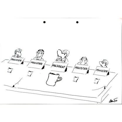 Branko Prehuzic 29x21cm Orijinal Karikatür BOD04304