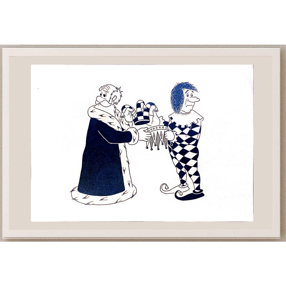Vansovich Tamara 29x21cm Orijinal Karikatür BOD04305