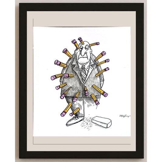 Kathleen Mcsherry 23x20cm Orijinal Karikatür BOD04307