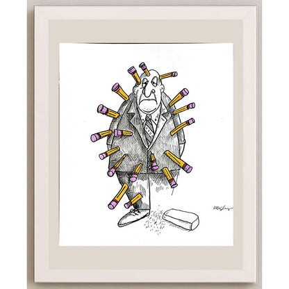 Kathleen Mcsherry 23x20cm Orijinal Karikatür BOD04307