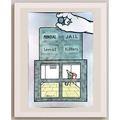 Marino Tarizzo 29x21cm Orijinal Karikatür BOD04308