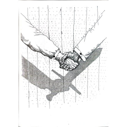 Oleg Dergatchov 29x21cm Orijinal Karikatür BOD04309