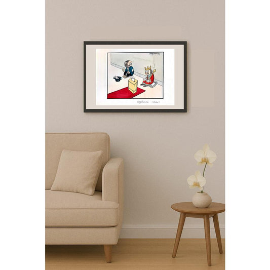 Hong Shun Hai 29x21cm Orijinal Karikatür BOD04310