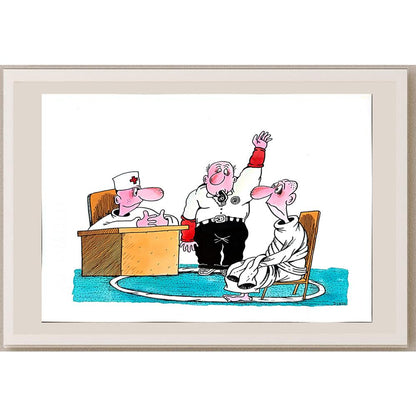 Olexander Dubovskyi 29x21cm Orijinal Karikatür BOD04312