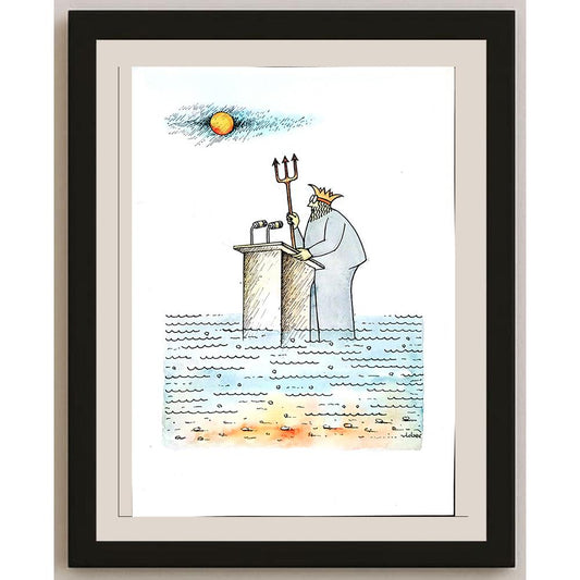 Vladimiras Beresniovas 29x21cm Orijinal Karikatür BOD04314