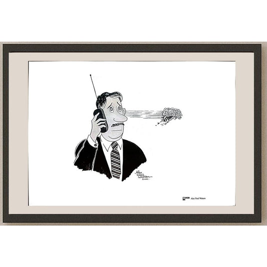 Alex Noel Watson 29x21cm Orijinal Karikatür BOD04318