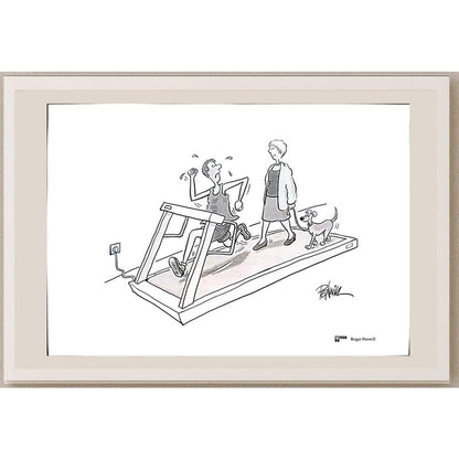 Roger Penwill 50x35cm Orijinal Karikatür BOD04319