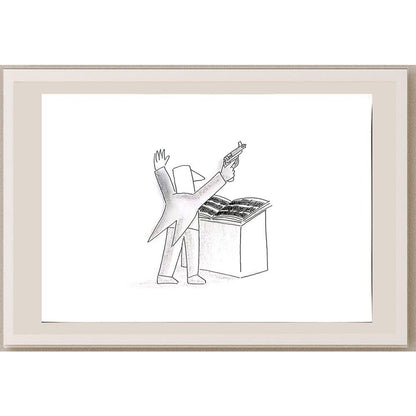 Lubica Konkova 29x21cm Orijinal Karikatür BOD04320