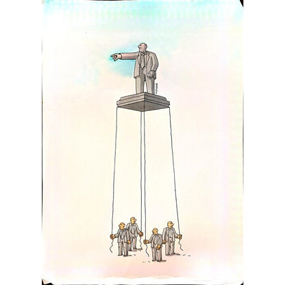 Lubomir Kotrha 29x21cm Orijinal Karikatür BOD04322