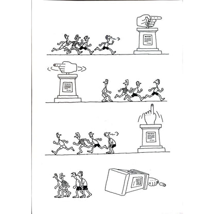 Zhang Hong Lin 29x21cm Orijinal Karikatür BOD04324