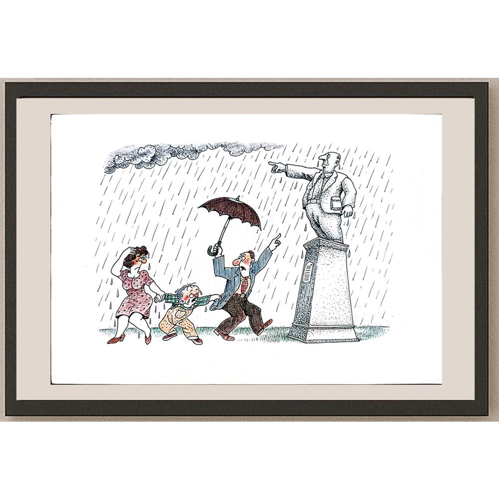 Feng Hui Cang 29x21cm Orijinal Karikatür BOD04327