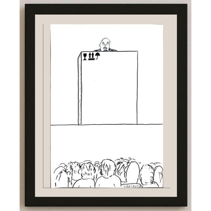 Michael Tetievski 29x21cm Orijinal Karikatür BOD04329