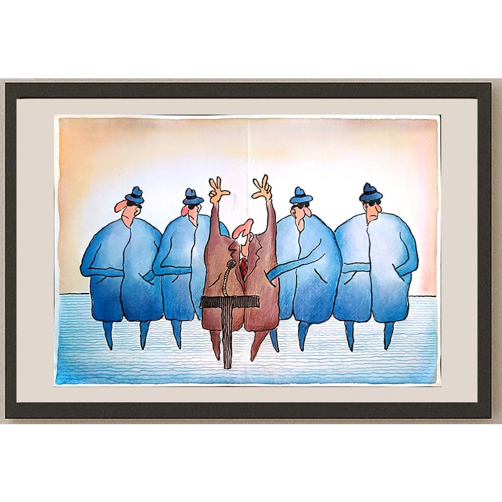 Xu Xiao 29x21cm Orijinal Karikatür BOD04331