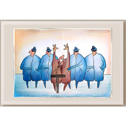 Xu Xiao 29x21cm Orijinal Karikatür BOD04331