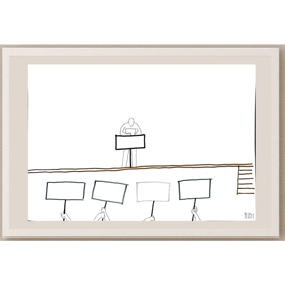 Fedor Kritovak 29x21cm Orijinal Karikatür BOD04356
