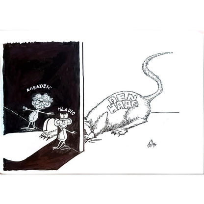 Kresimir Filipan 29x21cm Orijinal Karikatür BOD04357