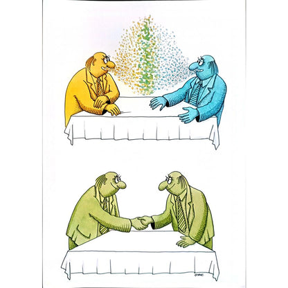Roman Kubec 29x21cm Orijinal Karikatür BOD04361