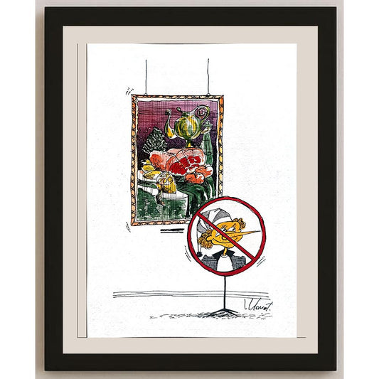 Valery Momot 29x21cm Orijinal Karikatür BOD04362