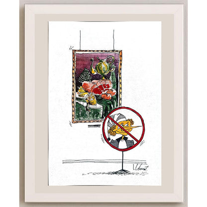 Valery Momot 29x21cm Orijinal Karikatür BOD04362
