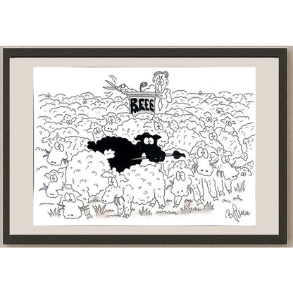 Bojan Grlica 29x21cm Orijinal Karikatür BOD04363