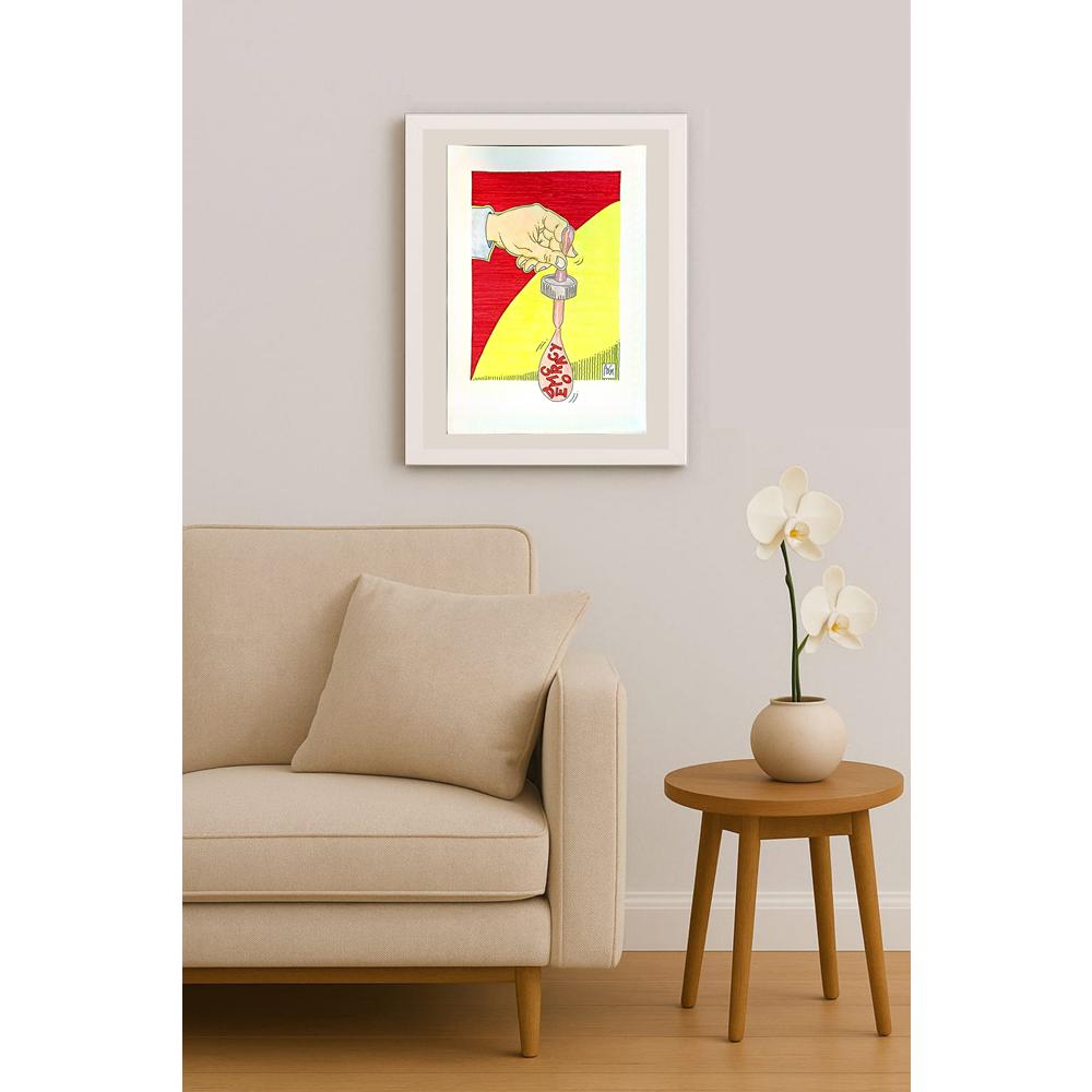 Bozidar Vucelic 29x21cm Orijinal Karikatür BOD04364
