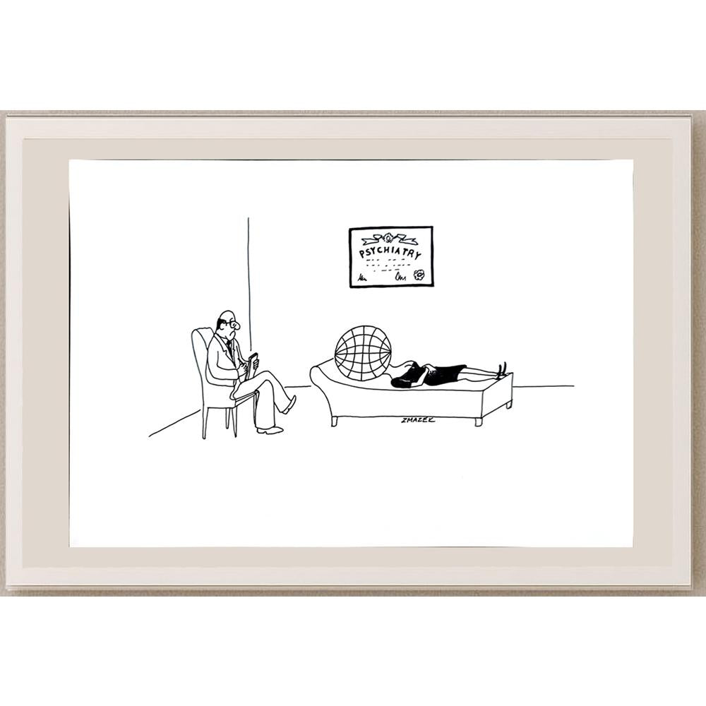 Stanko Zmazek 29x21cm Orijinal Karikatür BOD04367