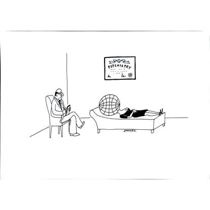 Stanko Zmazek 29x21cm Orijinal Karikatür BOD04367