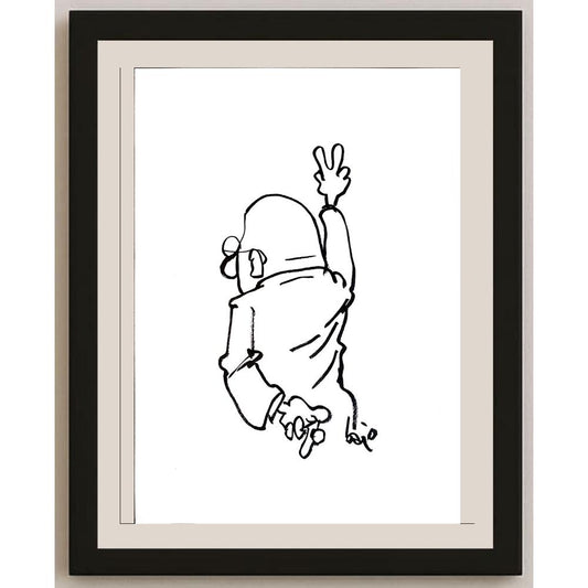 Bart Van Der Kraan 29x21cm Orijinal Karikatür BOD04372