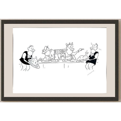 Radek Machata 29x21cm Orijinal Karikatür BOD04373