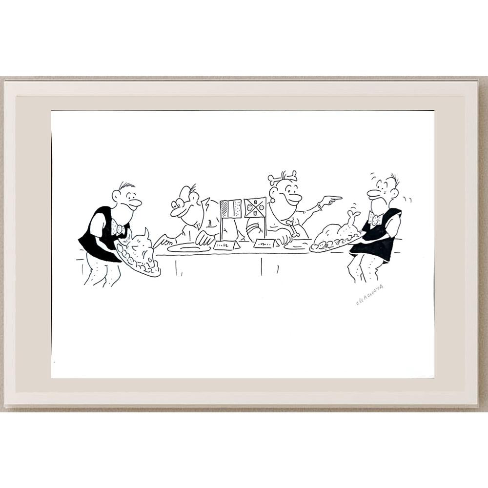 Radek Machata 29x21cm Orijinal Karikatür BOD04373