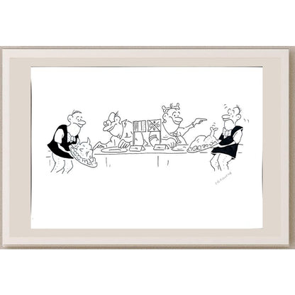 Radek Machata 29x21cm Orijinal Karikatür BOD04373