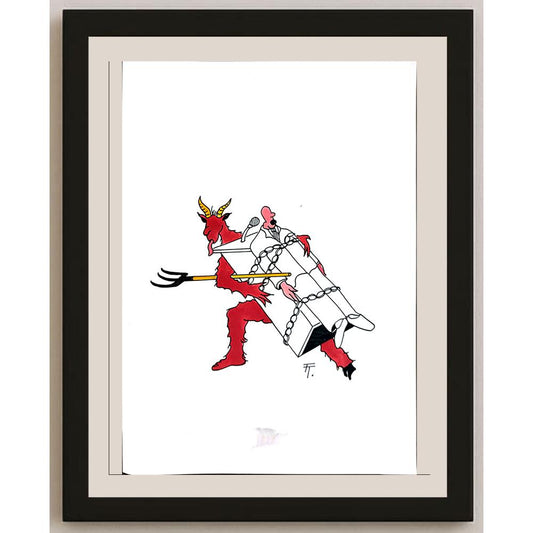 Tomas Trunecek 29x21cm Orijinal Karikatür BOD04375