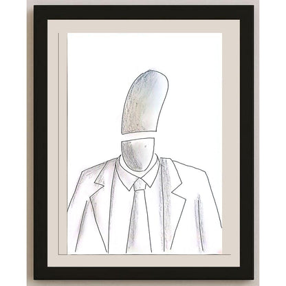 Lubica Konkova 29x21cm Orijinal Karikatür BOD04376