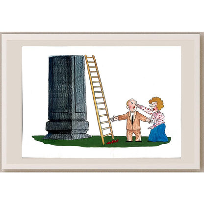Zhang Hong Lin 29x21cm Orijinal Karikatür BOD04378