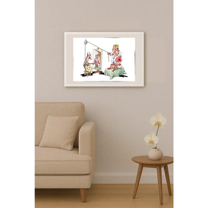 Romanov Vladimir 43x30cm Orijinal Karikatür BOD04380