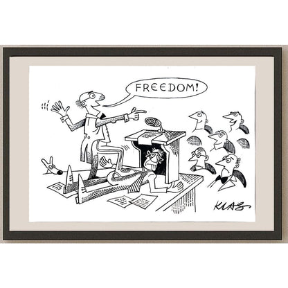 Alexsandar Klas 35x25cm Orijinal Karikatür BOD04381