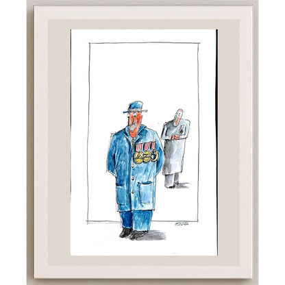 Milos Panig Pango 43x26cm Orijinal Karikatür BOD04382
