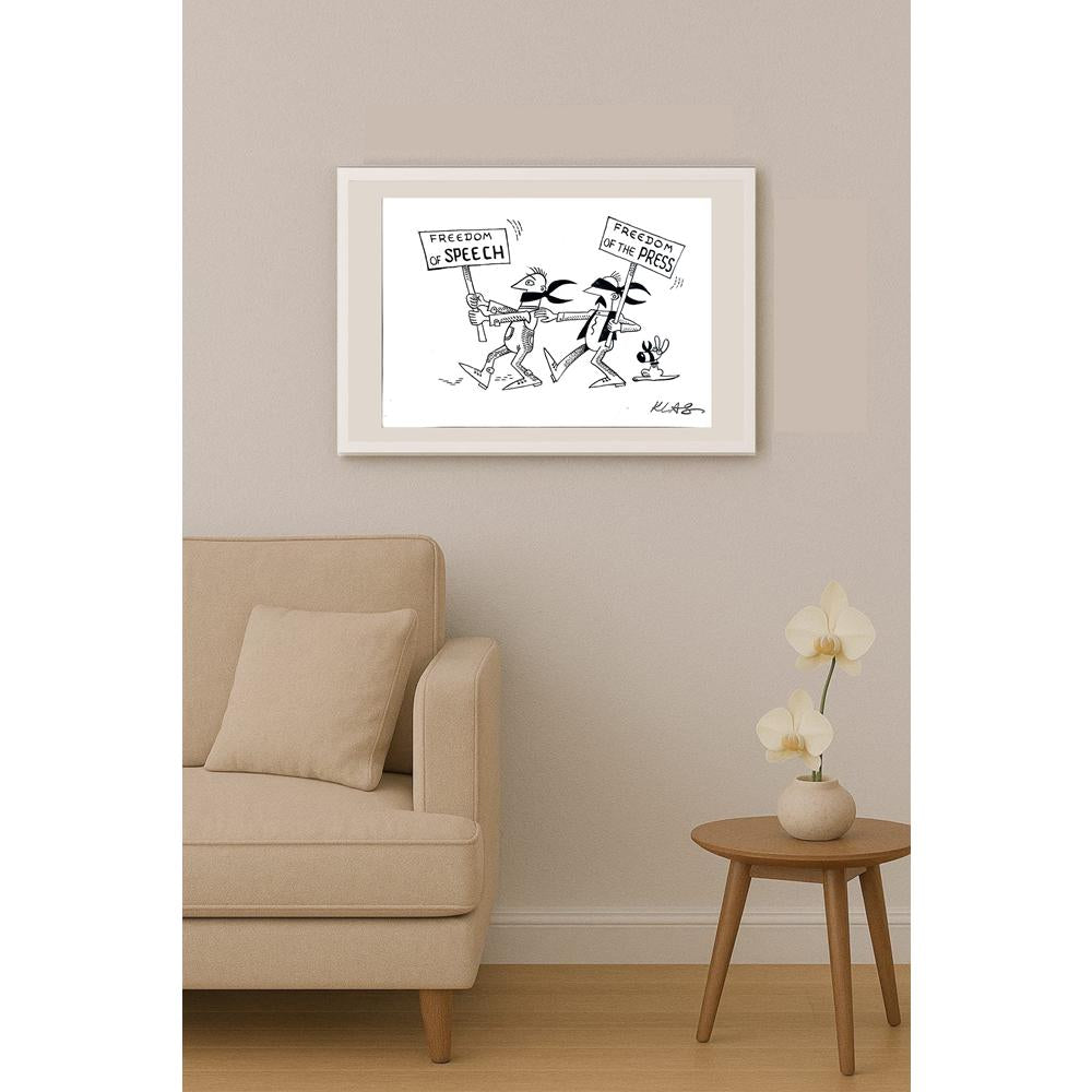 Alexsandar Klas 35x25cm Orijinal Karikatür BOD04383