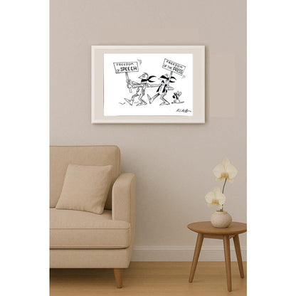 Alexsandar Klas 35x25cm Orijinal Karikatür BOD04383