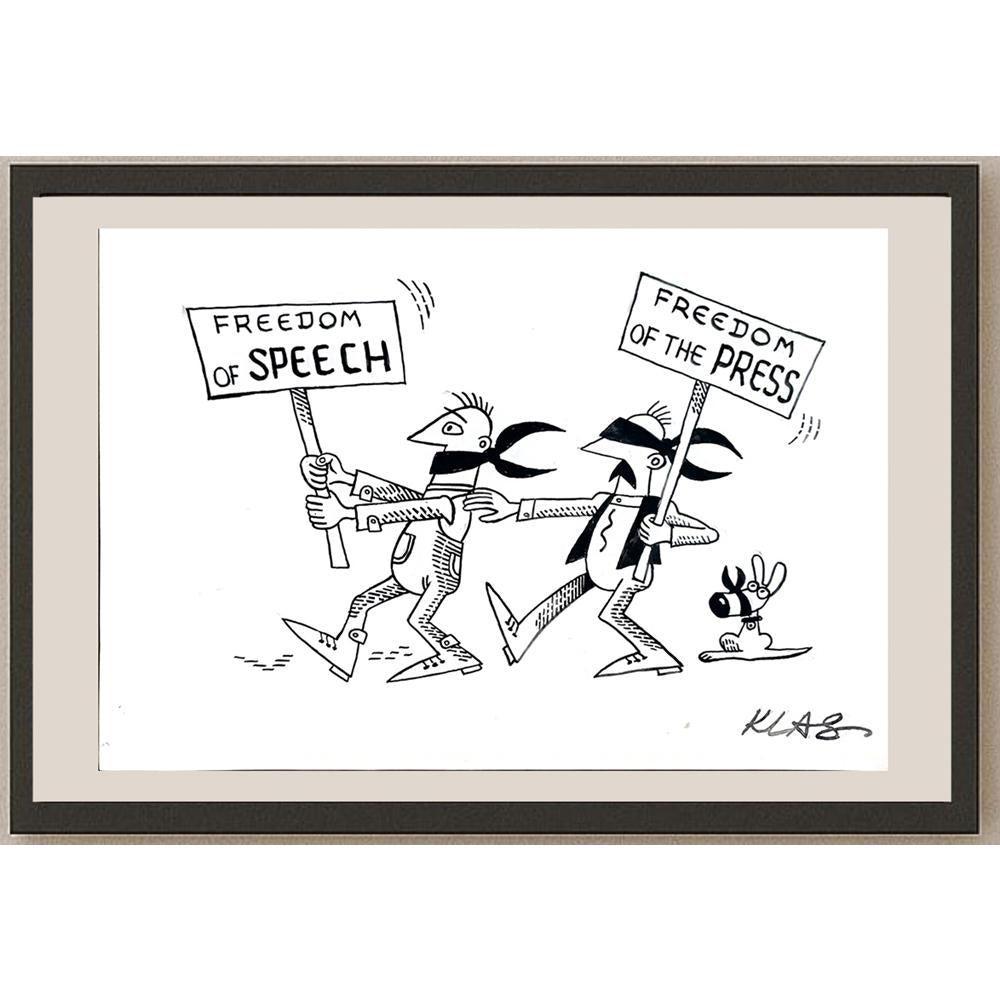 Alexsandar Klas 35x25cm Orijinal Karikatür BOD04383