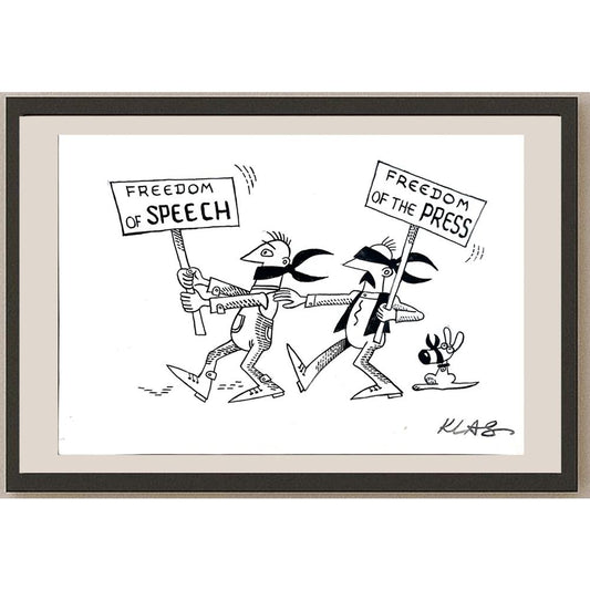 Alexsandar Klas 35x25cm Orijinal Karikatür BOD04383