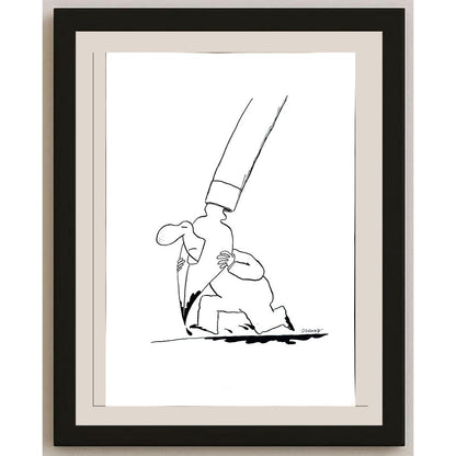 Ivan Haramija 37x26cm Orijinal Karikatür BOD04384