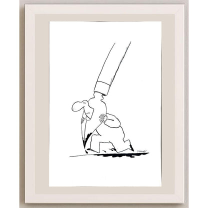 Ivan Haramija 37x26cm Orijinal Karikatür BOD04384