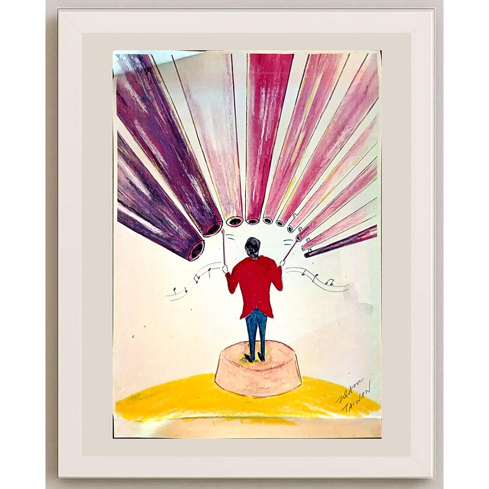 Zu Zula 35x25cm Orijinal Karikatür BOD04395