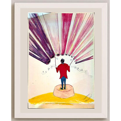 Zu Zula 35x25cm Orijinal Karikatür BOD04395