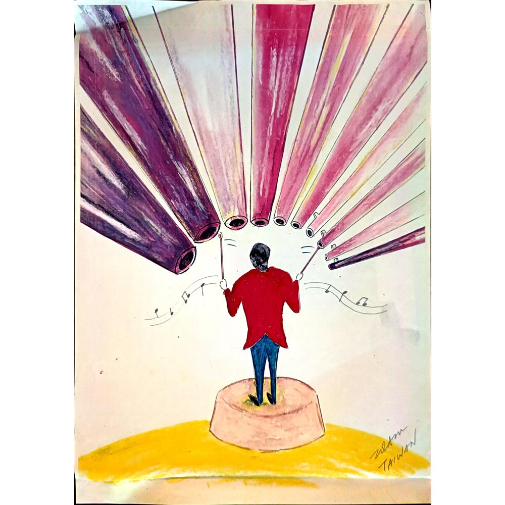 Zu Zula 35x25cm Orijinal Karikatür BOD04395